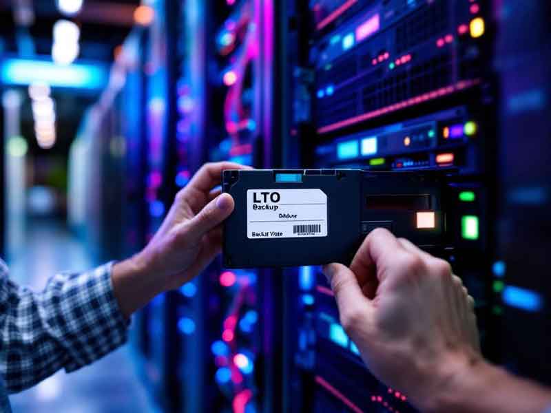 بکاپ گیری با دیتا کارتریج lto